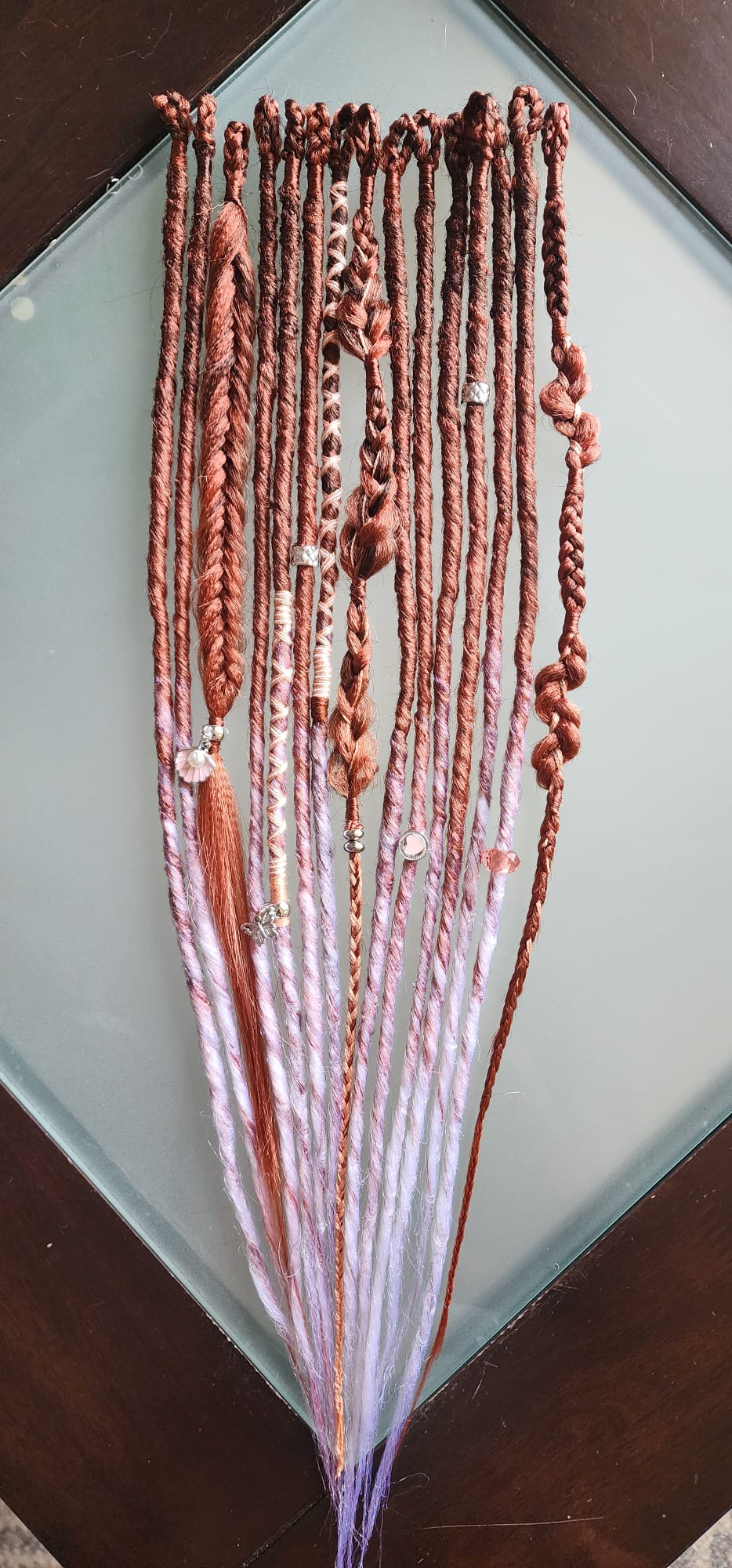 Dreadlocks Crépuscule Bohème 🌅💜 - EmyNova