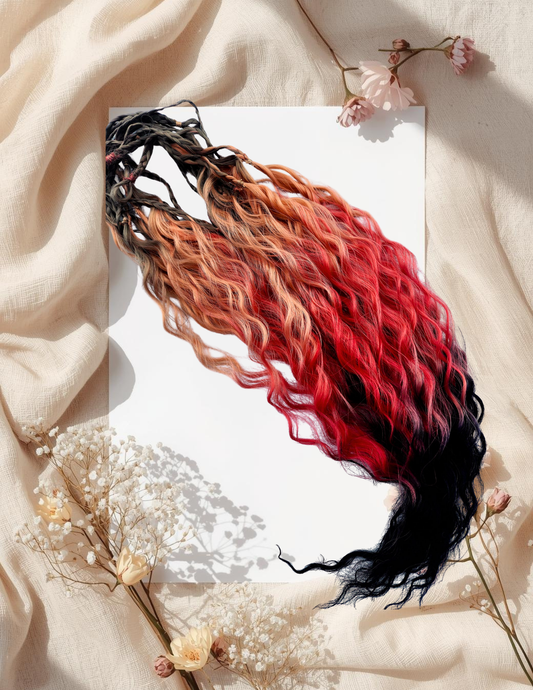 Curlocks Brossables Coucher de Soleil Ardent 🌅🔥