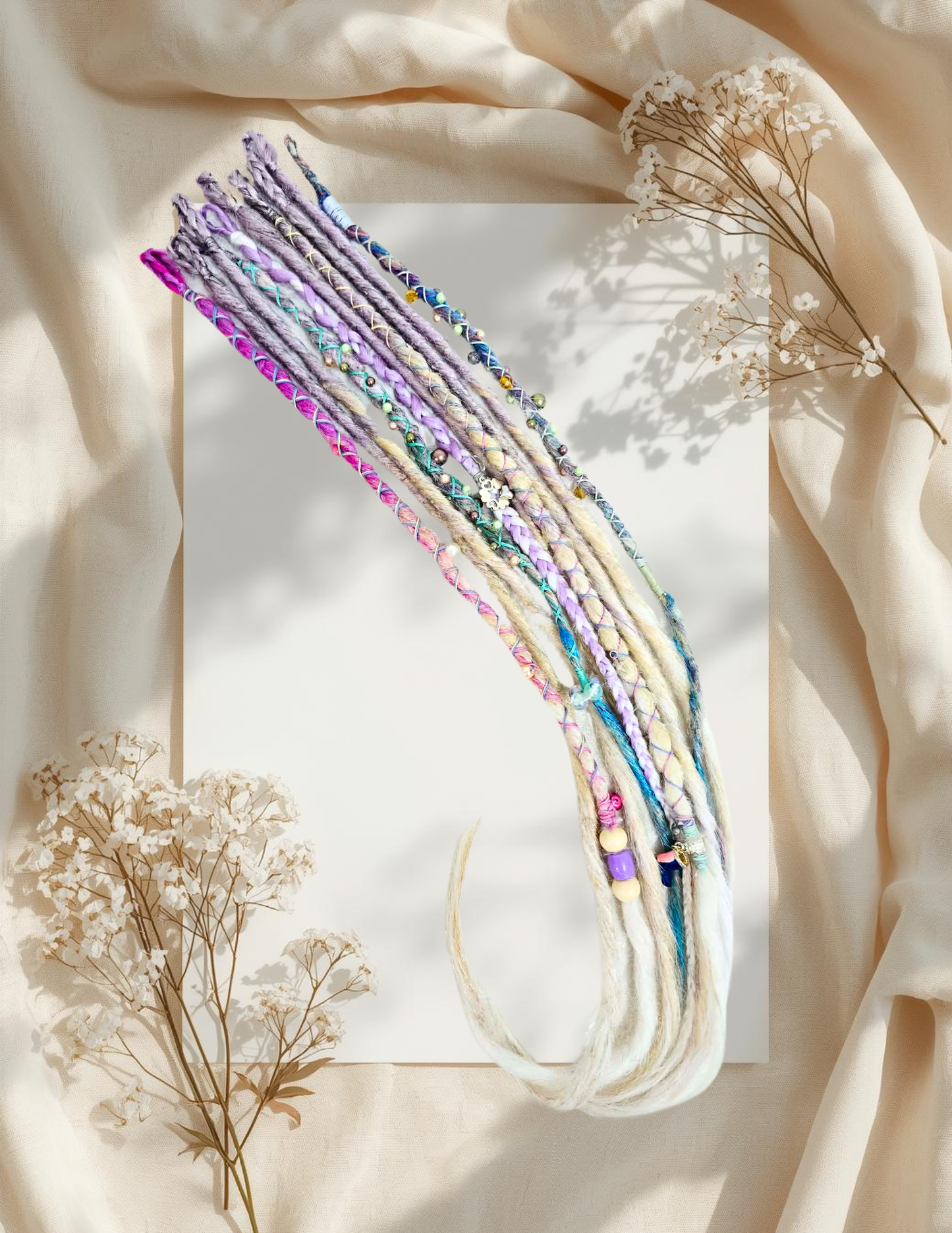 Dreadlocks Magie Lilas Céleste 🔮 🌌