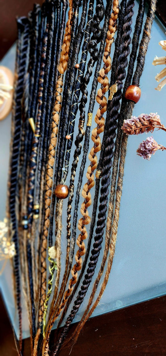 Dreadlocks Chaînes de Terre et d'Or 🌱👑 - EmyNova