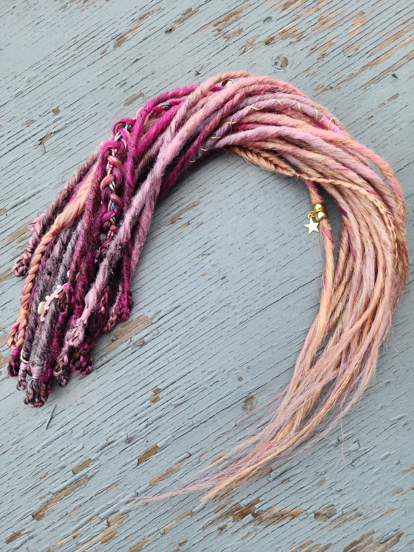 Dreadlocks Roses Enchantées 🌸💖