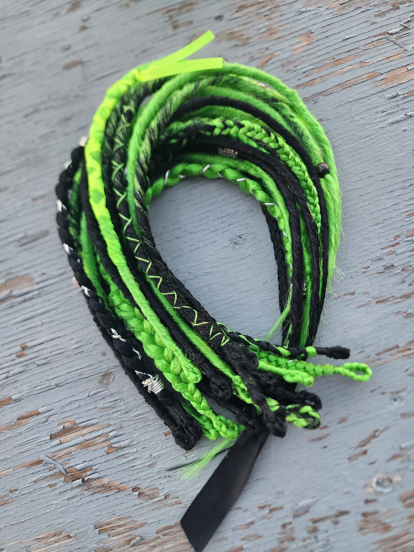 Dreadlocks Nuit Fluorescente 💚🖤
