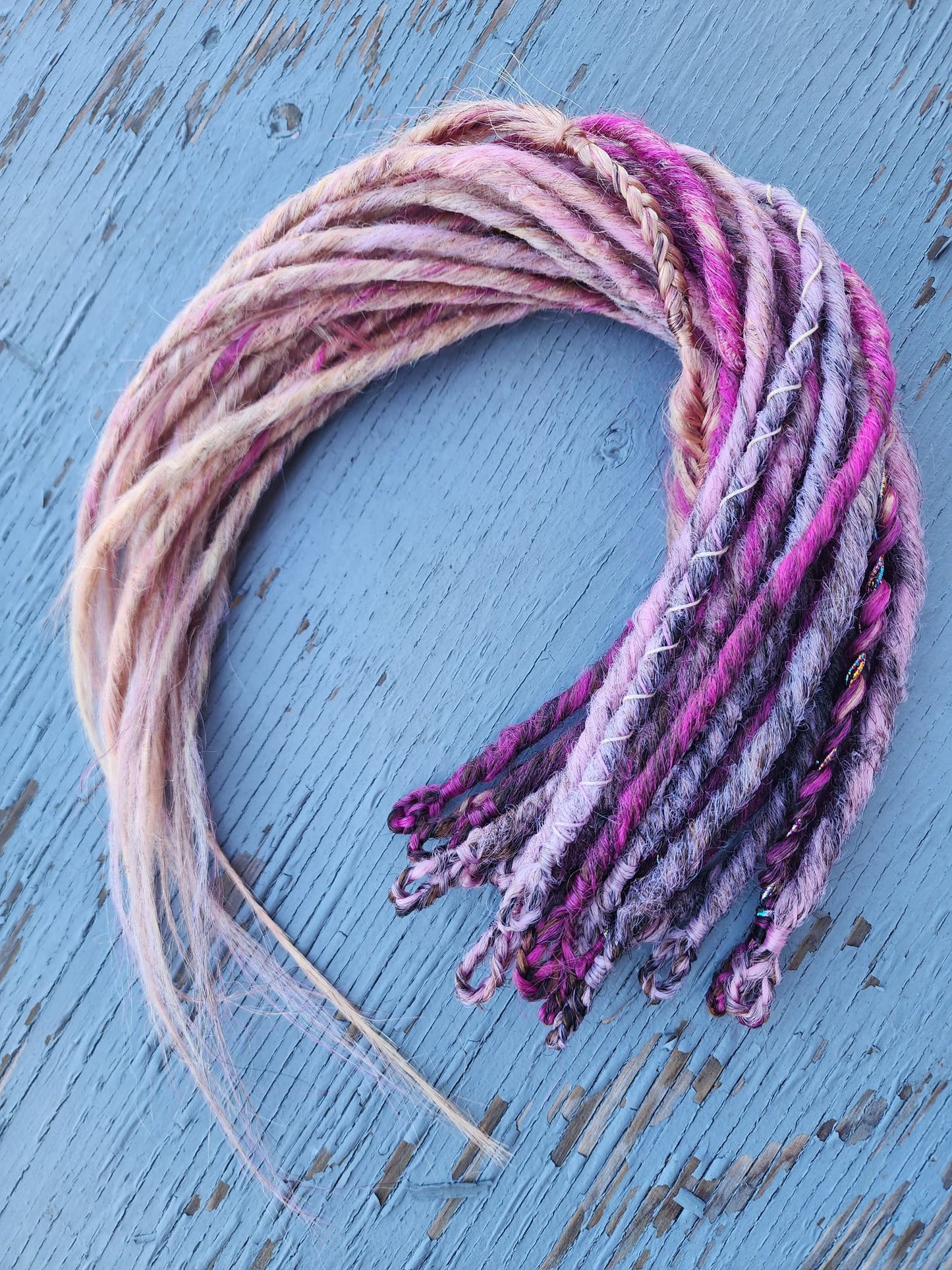 Dreadlocks Roses Enchantées 🌸💖