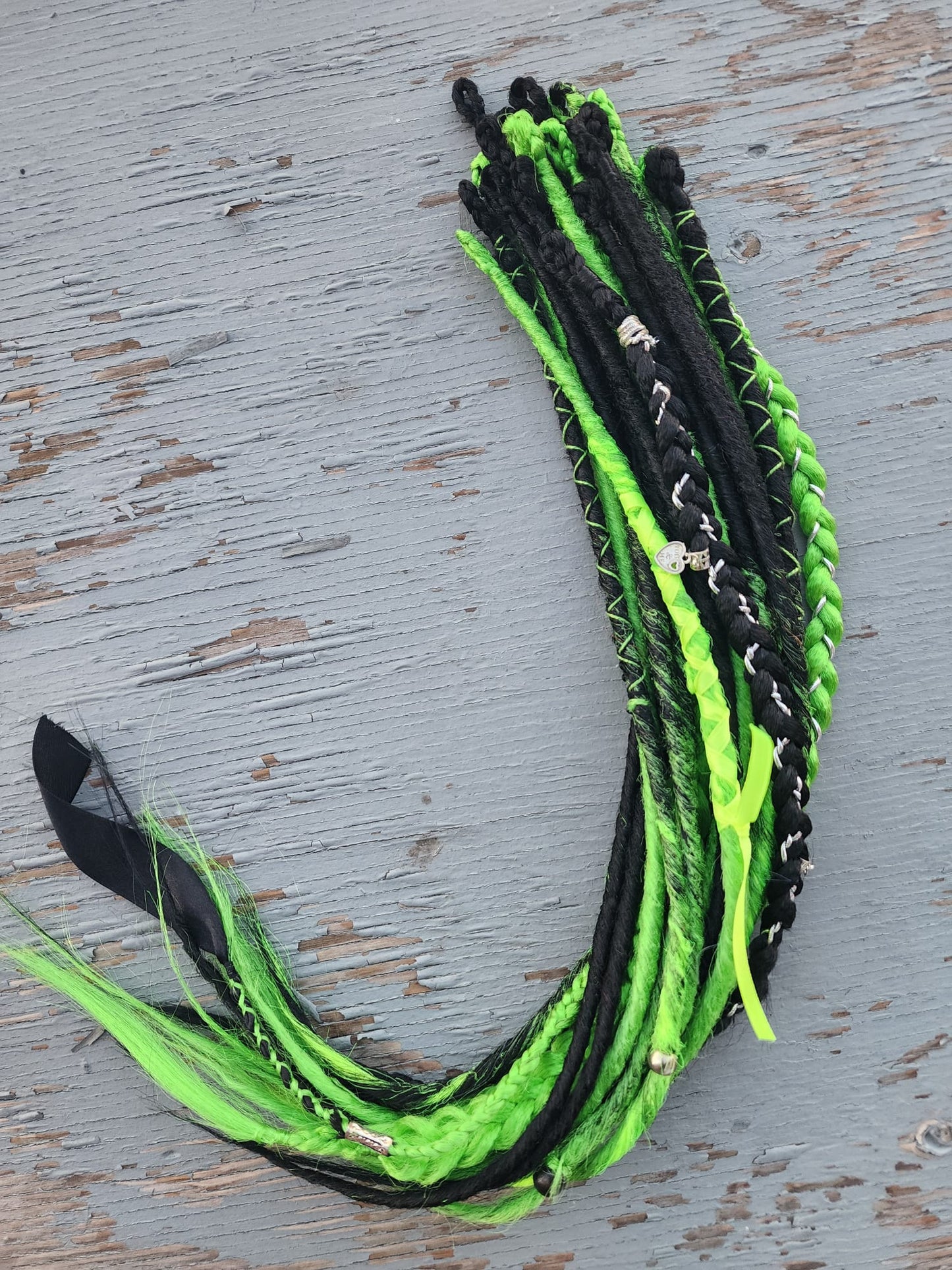 Dreadlocks Nuit Fluorescente 💚🖤