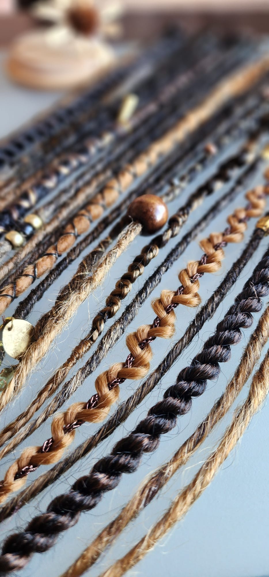 Dreadlocks Chaînes de Terre et d'Or 🌱👑 - EmyNova