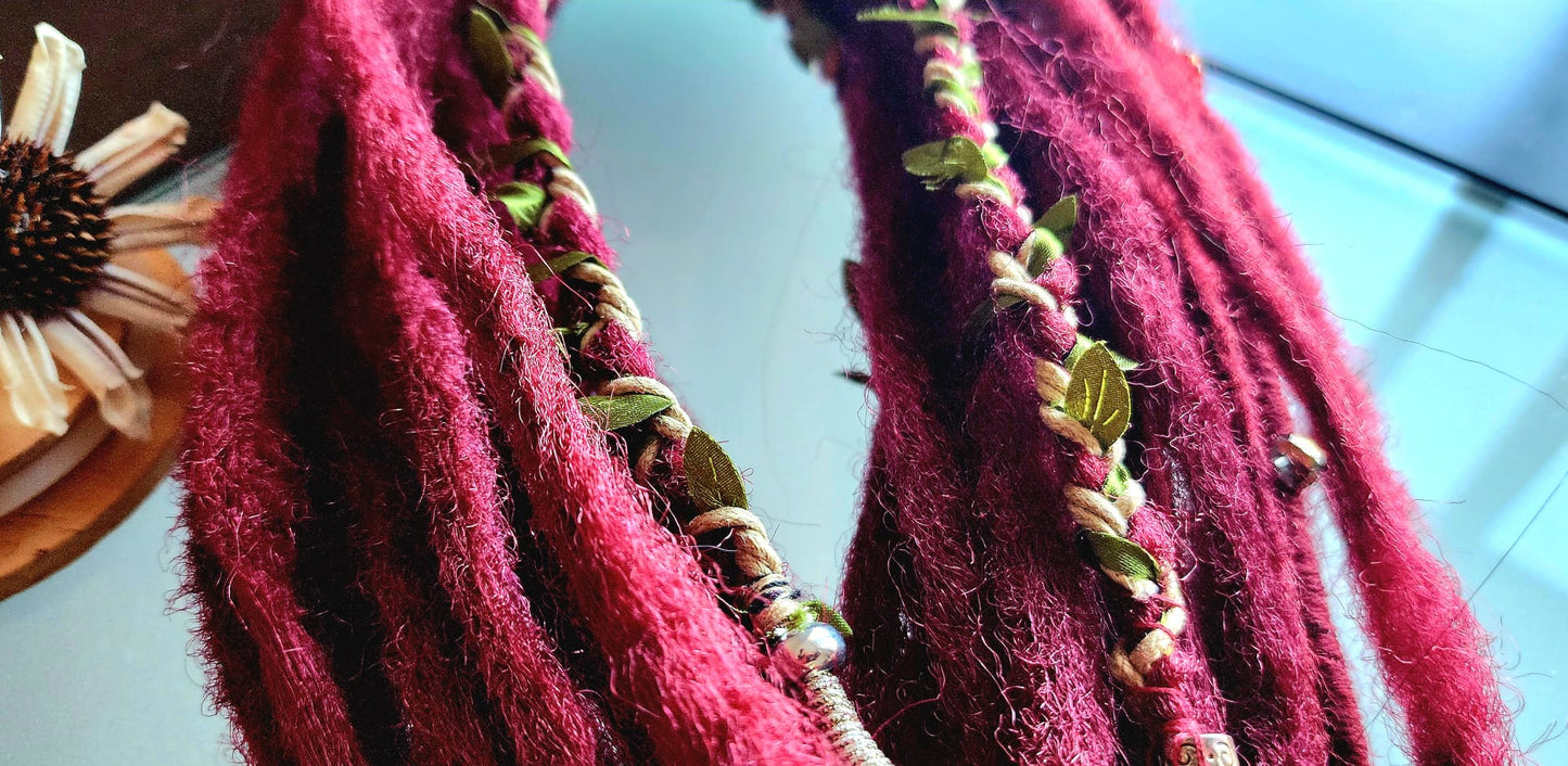 Dreadlocks Bordeaux Bohème💎🍷🍂