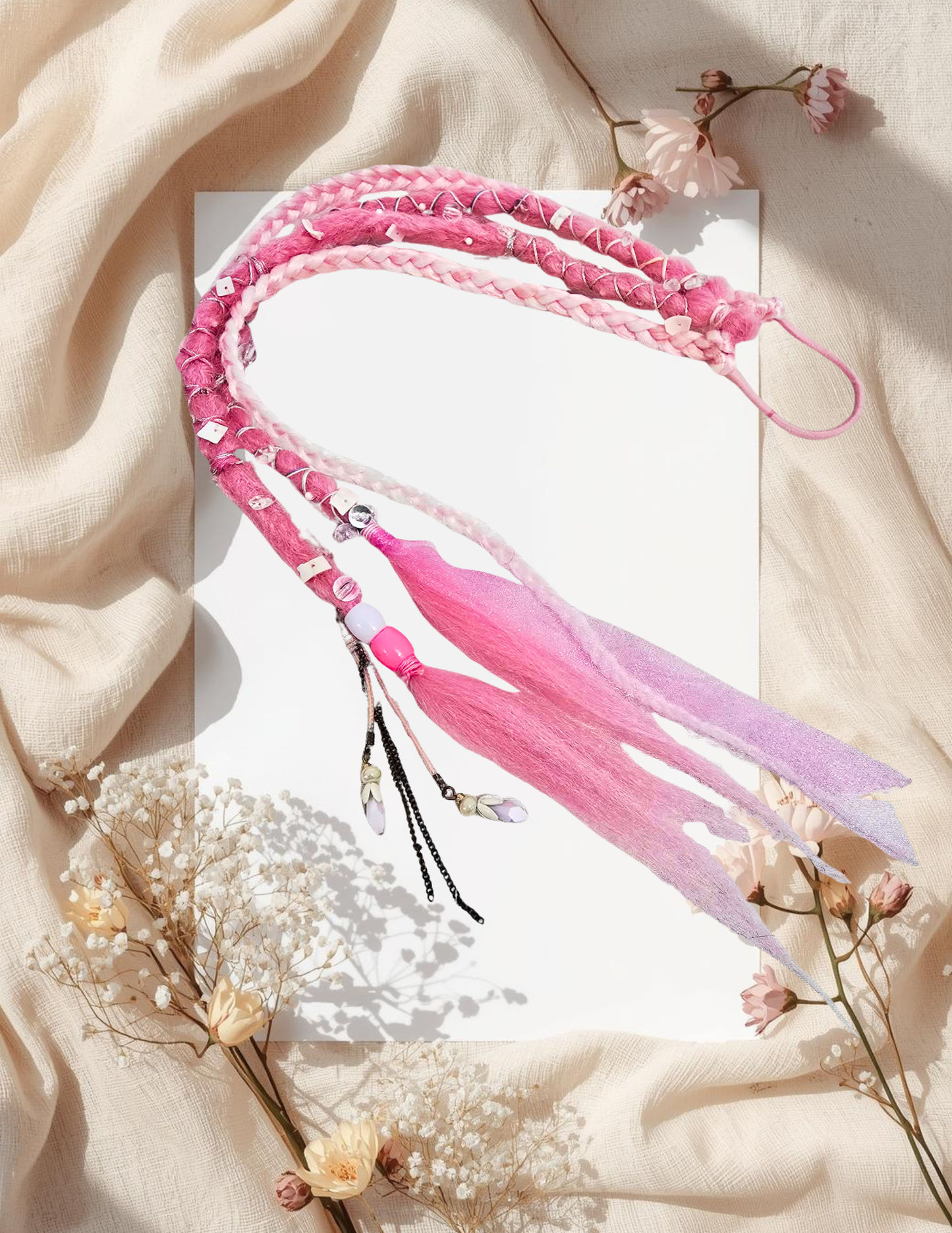 Dreadlocks Duo Rose Éclatant 💖💎