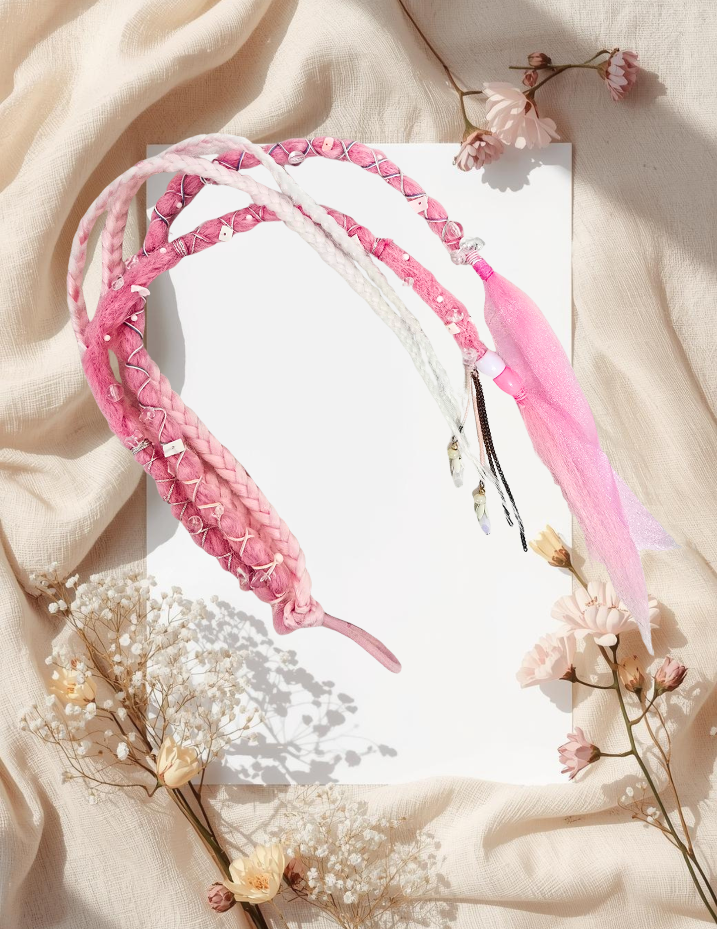 Dreadlocks Duo Rose Éclatant 💖💎