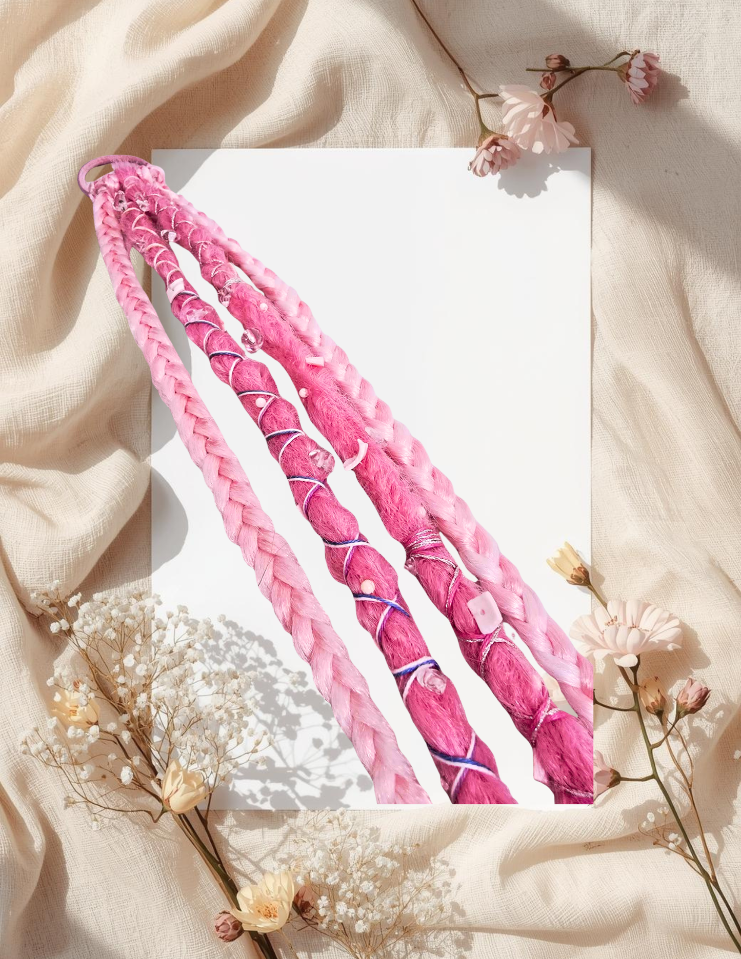 Dreadlocks Duo Rose Éclatant 💖💎