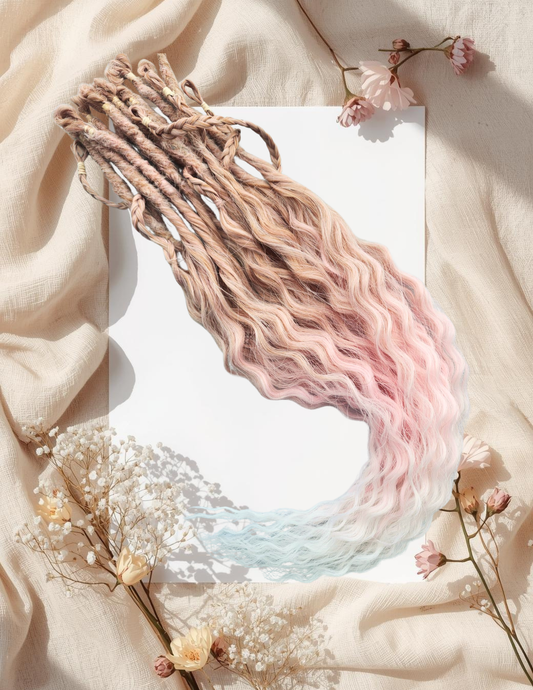 Curlocks Brossables Rosée Éblouie 🌸✨