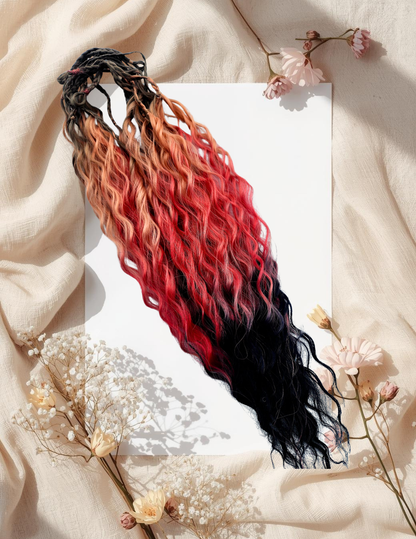 Curlocks Brossables Coucher de Soleil Ardent 🌅🔥