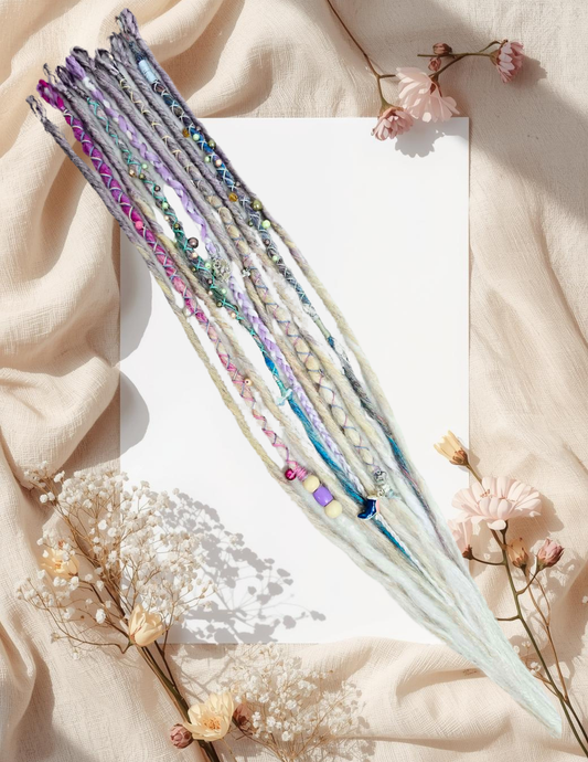 Dreadlocks Magie Lilas Céleste 🔮 🌌