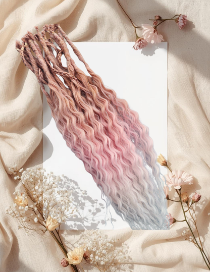 Curlocks Brossables Rosée Éblouie 🌸✨