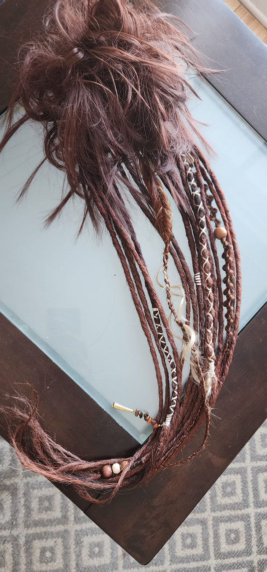 Dreadlocks | Messy bun | Éclat d'Acajou🤎✨ - EmyNova