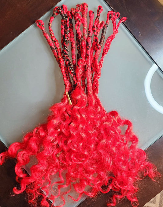 Dreadlocks Flammes Écarlates ❤️‍🔥🌹 - EmyNova