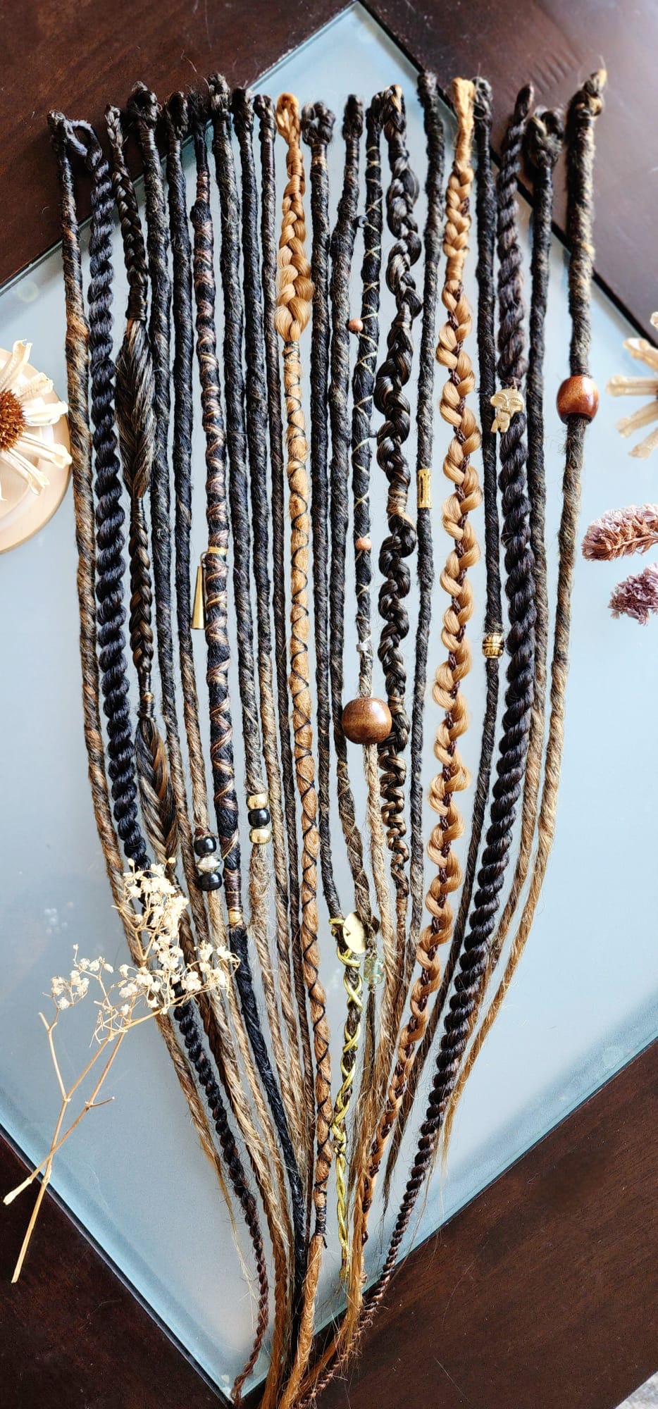 Dreadlocks Chaînes de Terre et d'Or 🌱👑 - EmyNova