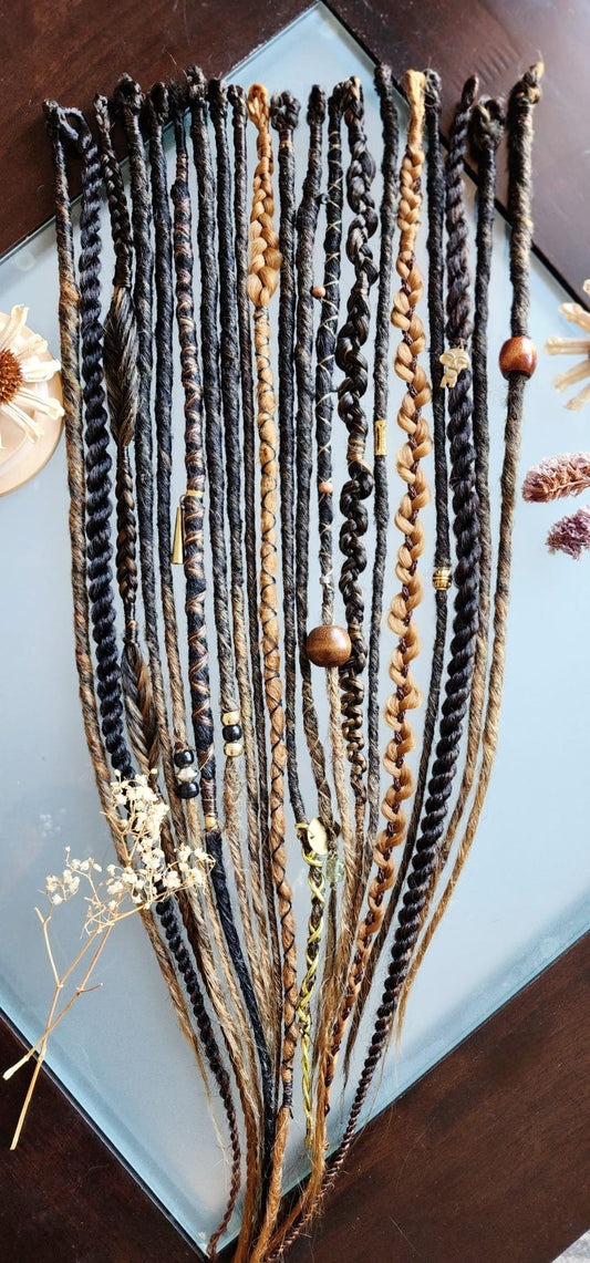 Dreadlocks Chaînes de Terre et d'Or 🌱👑 - EmyNova