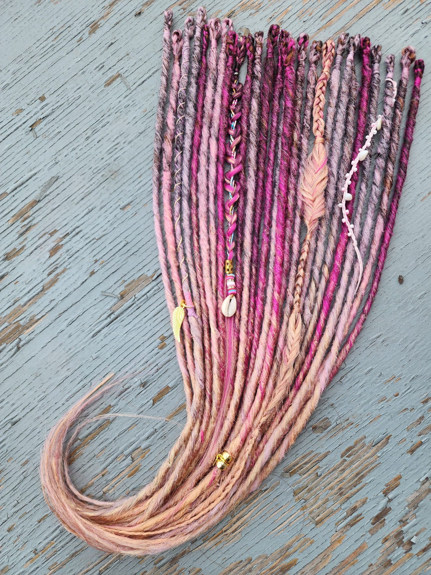 Dreadlocks Roses Enchantées 🌸💖