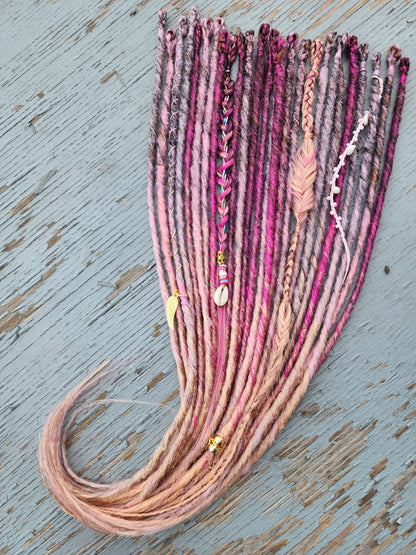 Dreadlocks Roses Enchantées 🌸💖