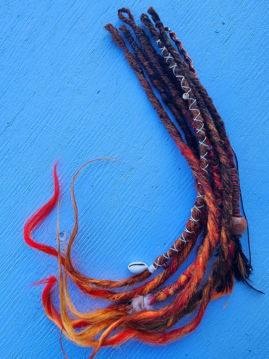Dreadlocks Flammes tribales 🔥🧡
