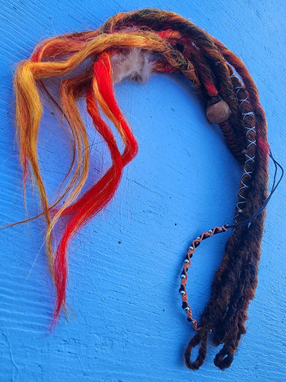 Dreadlocks Flammes tribales 🔥🧡