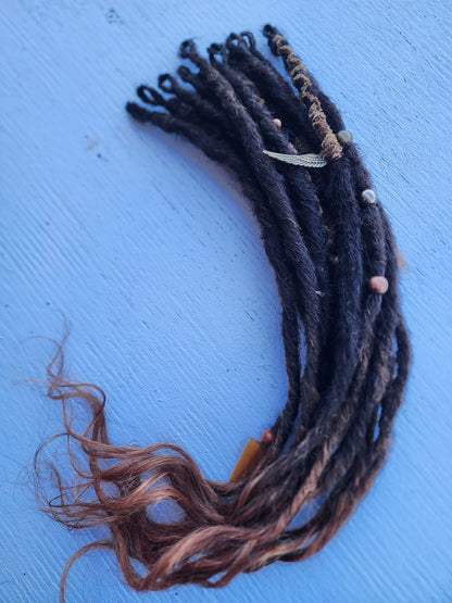 Dreadlocks Terre d'Ombres 🤎🦅 (vrai cheveux naturels)