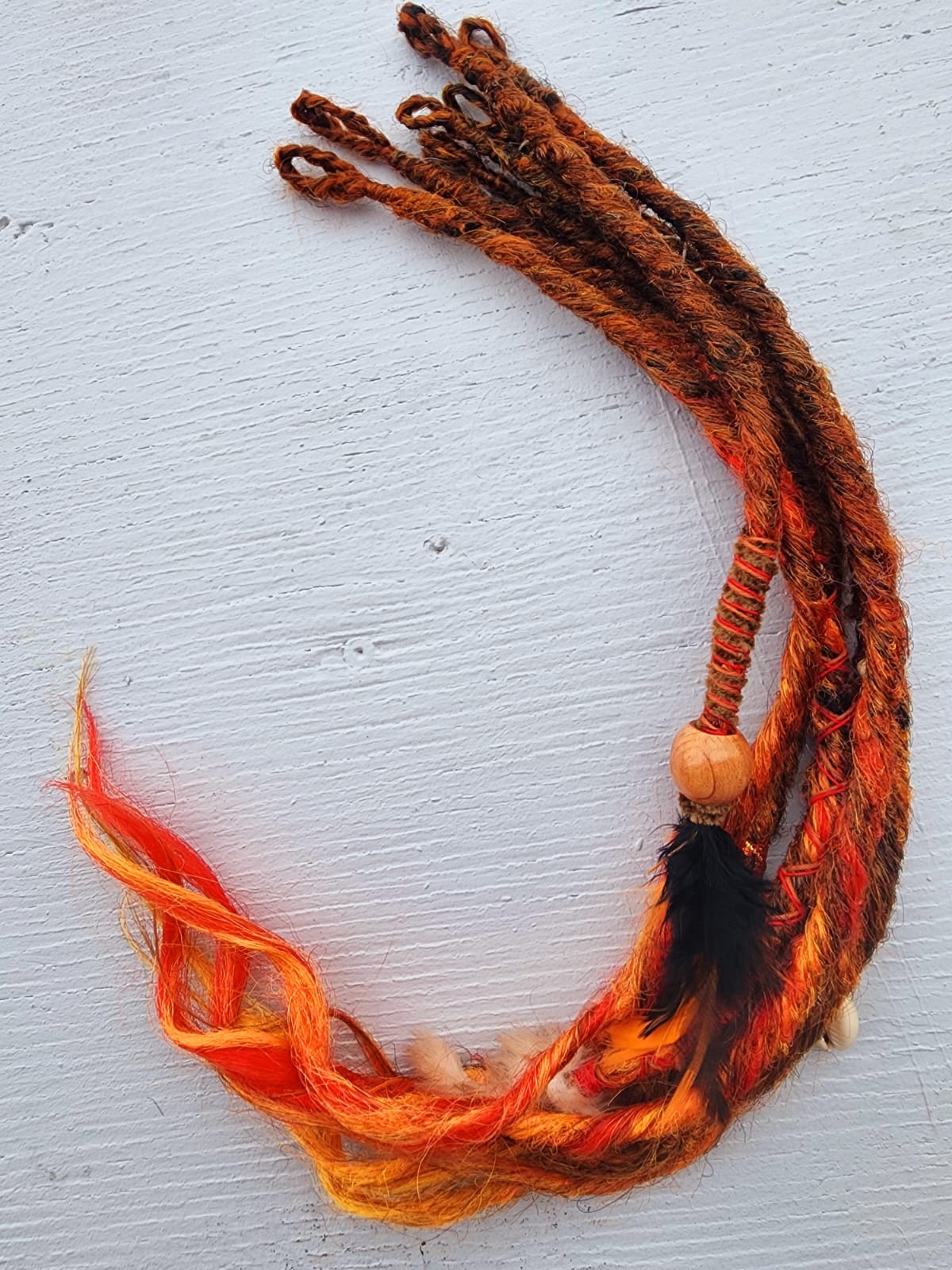Tribal Flames Dreadlocks 🔥🧡