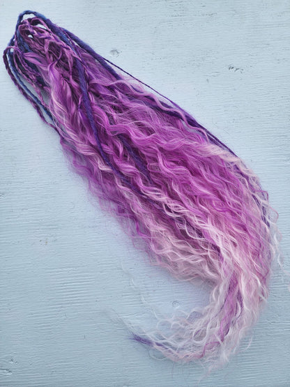 Dreadlocks Aurore Pourpre💜✨