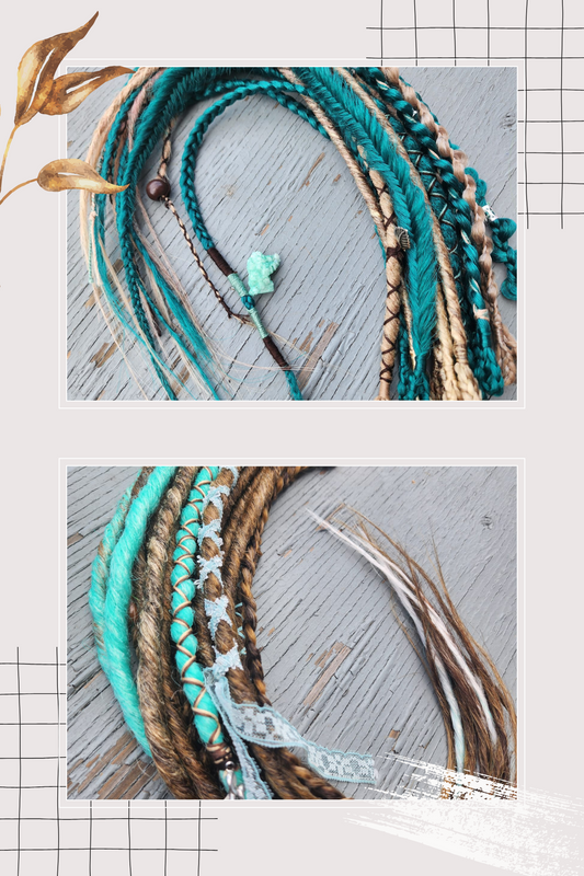 Dreadlocks Sur Mesure Bi Couleur