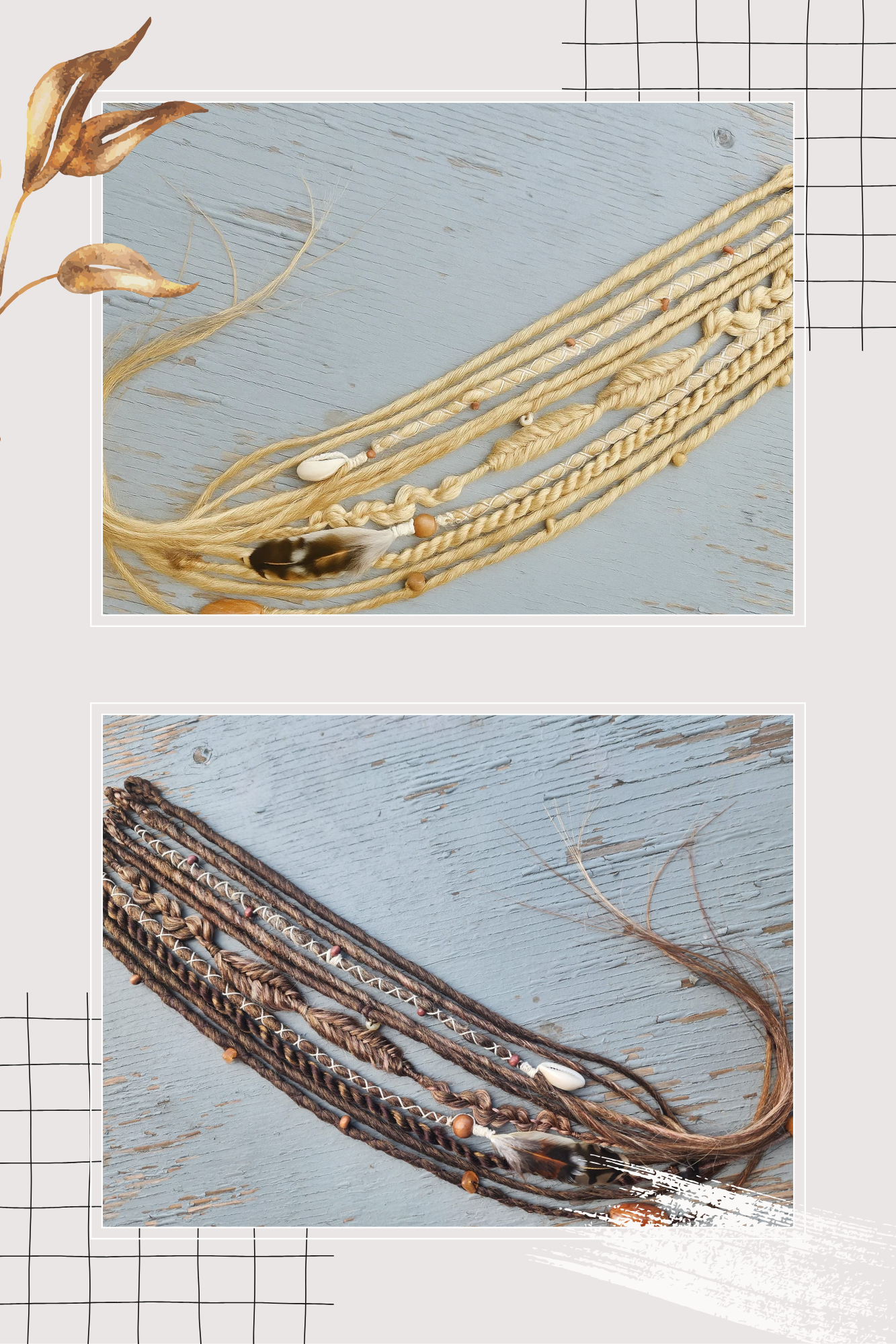 Dreadlocks Sur Mesure Naturel