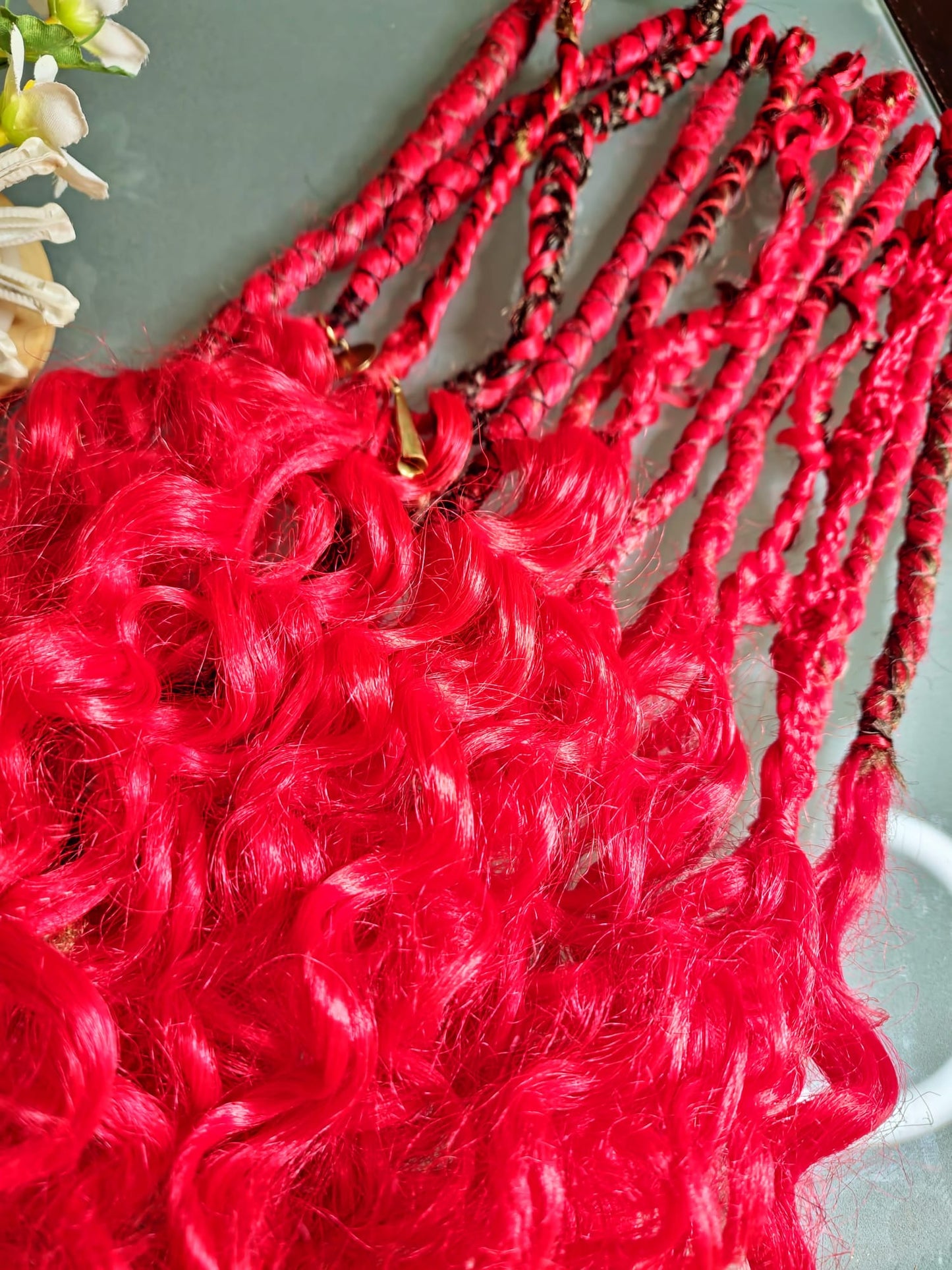 Dreadlocks Flammes Écarlates ❤️‍🔥🌹 - EmyNova